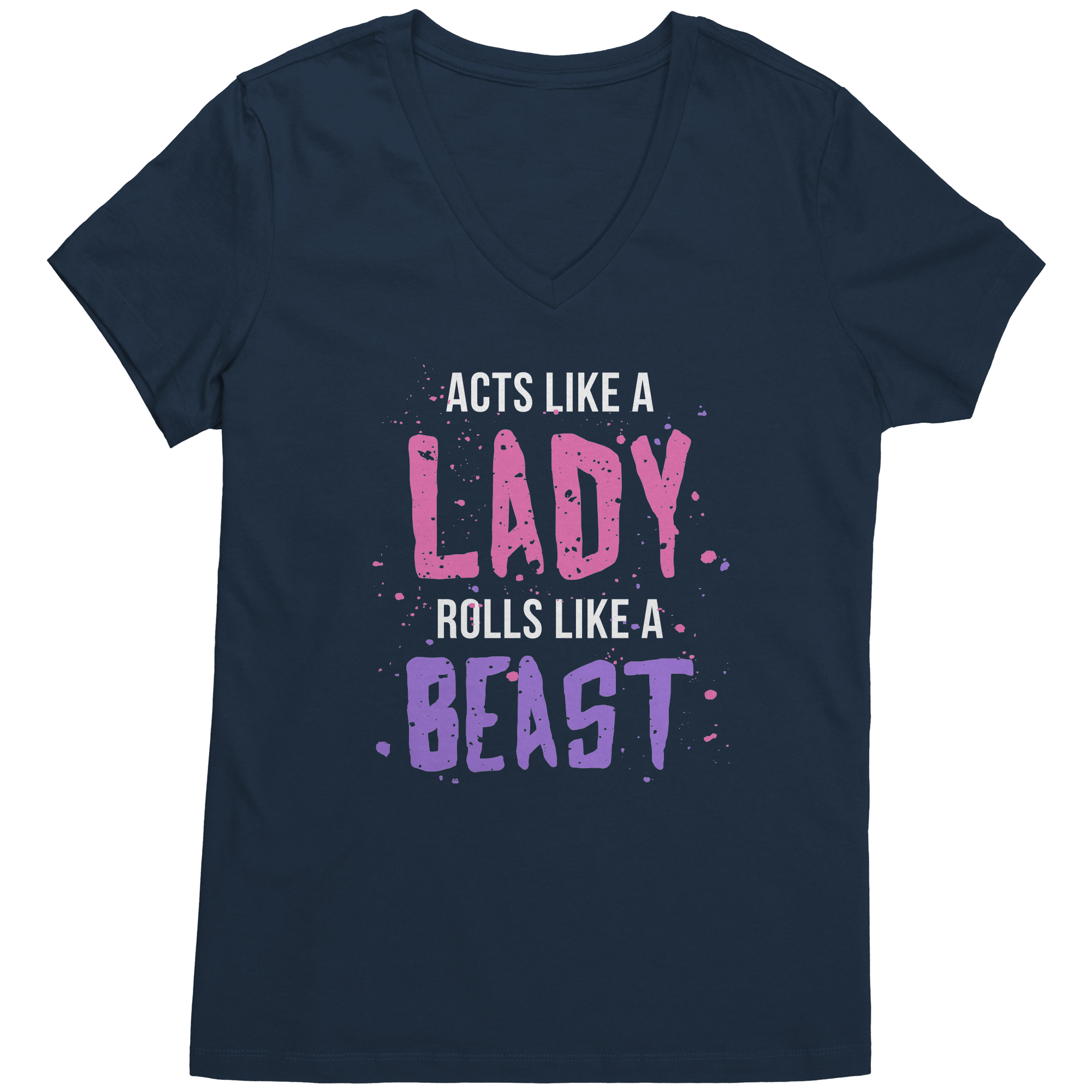 Jiu Jitsu Acts like a lady Rolls like a beast-Apparel-Teelime | shirts-hoodies-mugs
