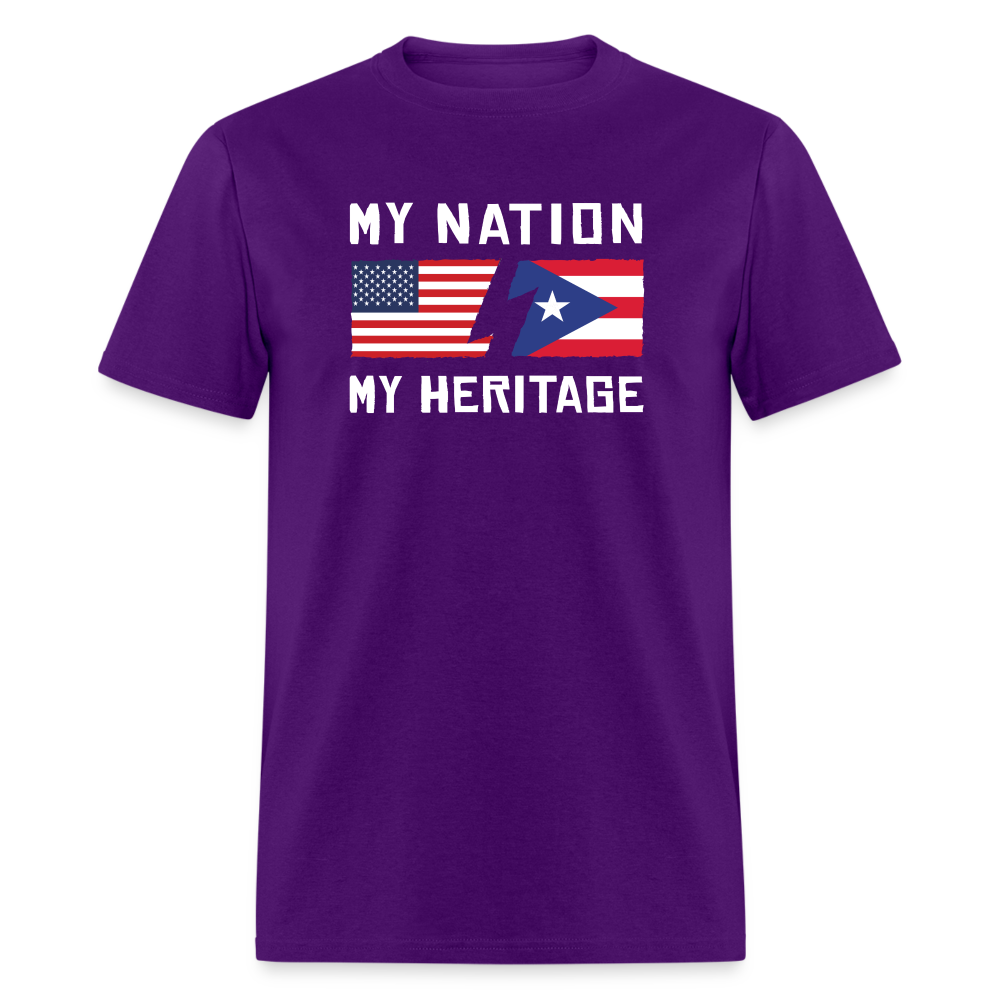 My Nation - My Heritage - Puerto Rico Unisex Classic T-Shirt-Unisex Classic T-Shirt | Fruit of the Loom 3930-Teelime | shirts-hoodies-mugs