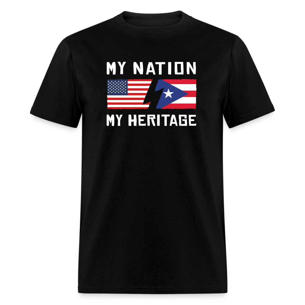 My Nation - My Heritage - Puerto Rico Unisex Classic T-Shirt-Unisex Classic T-Shirt | Fruit of the Loom 3930-Teelime | shirts-hoodies-mugs