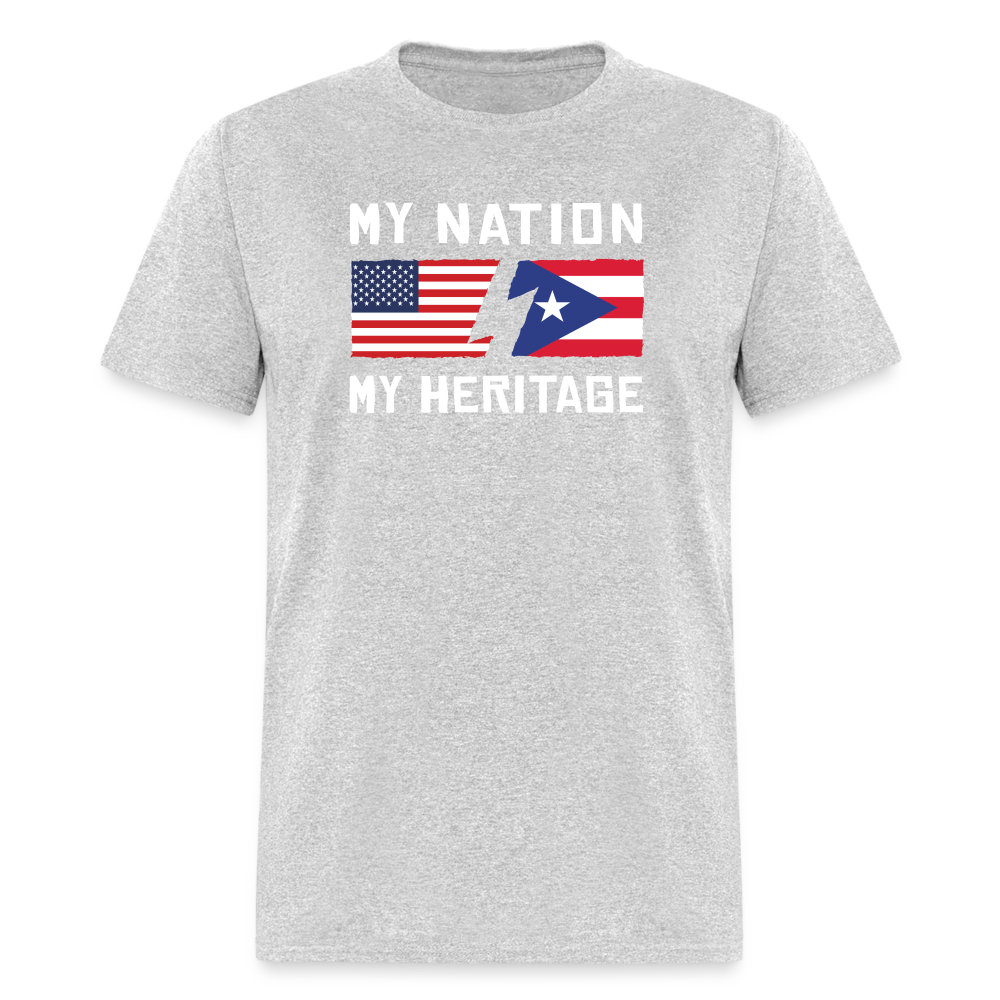 My Nation - My Heritage - Puerto Rico Unisex Classic T-Shirt-Unisex Classic T-Shirt | Fruit of the Loom 3930-Teelime | shirts-hoodies-mugs