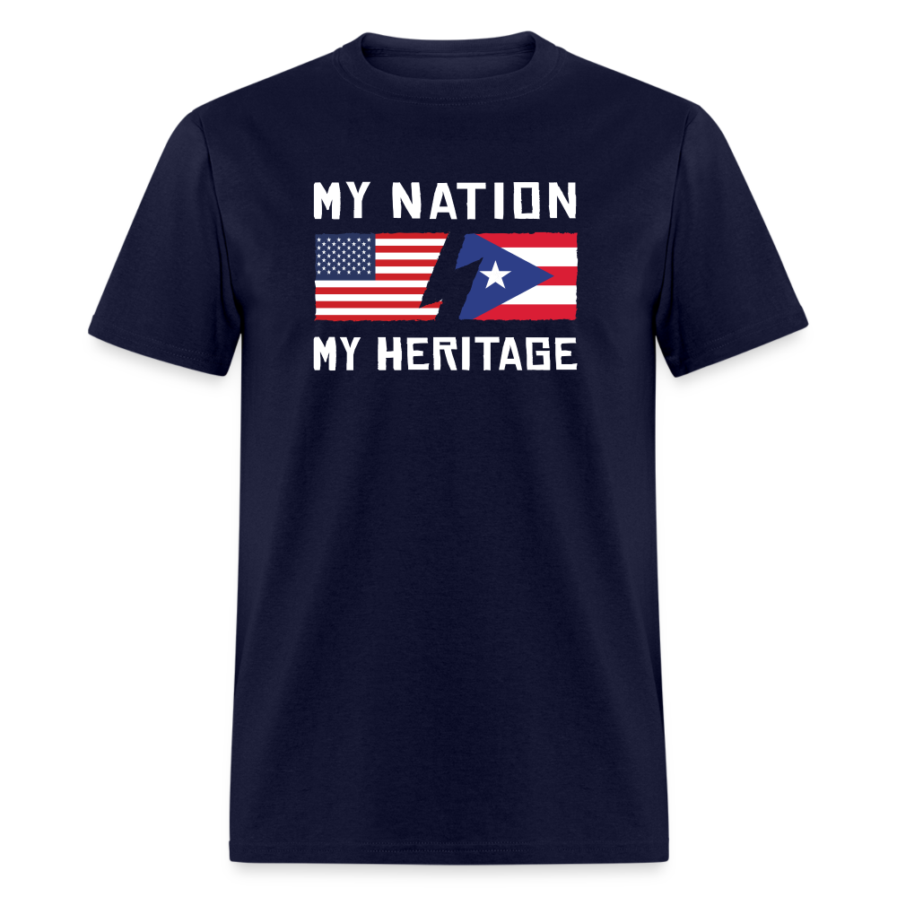 My Nation - My Heritage - Puerto Rico Unisex Classic T-Shirt-Unisex Classic T-Shirt | Fruit of the Loom 3930-Teelime | shirts-hoodies-mugs