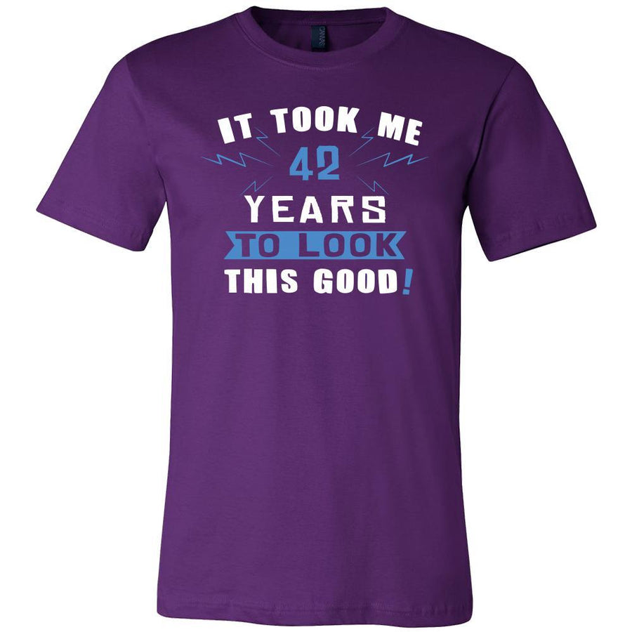 42th Birthday Shirt - It took me 42 years to look this good - Funny Gift-T-shirt-Teelime | shirts-hoodies-mugs