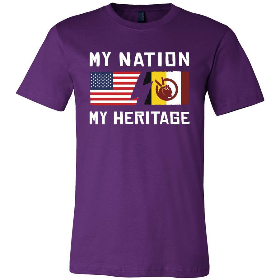 American Indian Shirt - My Nation - My Heritage - Native Roots Gift-T-shirt-Teelime | shirts-hoodies-mugs