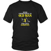 Badminton Shirt - Never underestimate an old man who loves badminton Grandfather Sport Gift-T-shirt-Teelime | shirts-hoodies-mugs