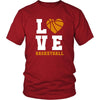 Basketball Love T Shirt - Sport Design Apparel-T-shirt-Teelime | shirts-hoodies-mugs