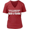 Beer & Fishing T Shirt - Good mood is sponsored by Beer & Fishing-T-shirt-Teelime | shirts-hoodies-mugs