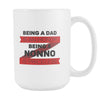 Being a Nonno is priceless mug - Father's Day coffee cup (15oz) White-Drinkware-Teelime | shirts-hoodies-mugs