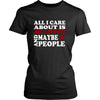 BJJ T Shirt - All I care about is Jiu Jitsu and maybe 3 people-T-shirt-Teelime | shirts-hoodies-mugs