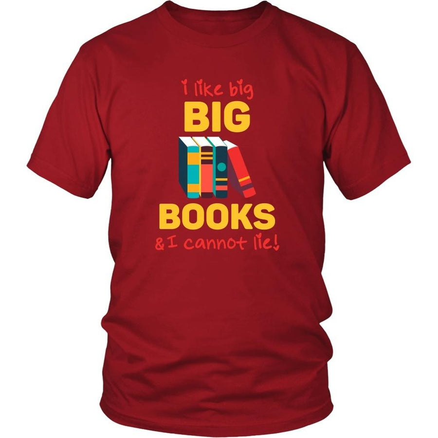 Book Reading T Shirt - I like big books & I cannot lie-T-shirt-Teelime | shirts-hoodies-mugs