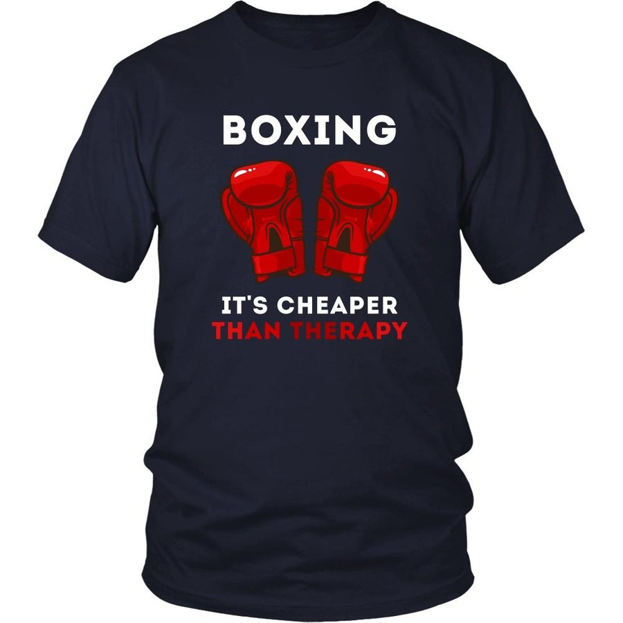 Boxer T Shirt - Boxing It's cheaper than Therapy
