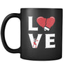 Boxing - LOVE Boxing - 11oz Black Mug-Drinkware-Teelime | shirts-hoodies-mugs