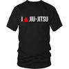Brazilian Jiu Jitsu T Shirt - I Love Jiu Jitsu T Shirt-T-shirt-Teelime | shirts-hoodies-mugs