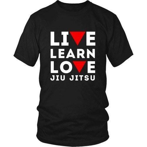 Brazilian Jiu Jitsu T Shirt - Live Learn Love