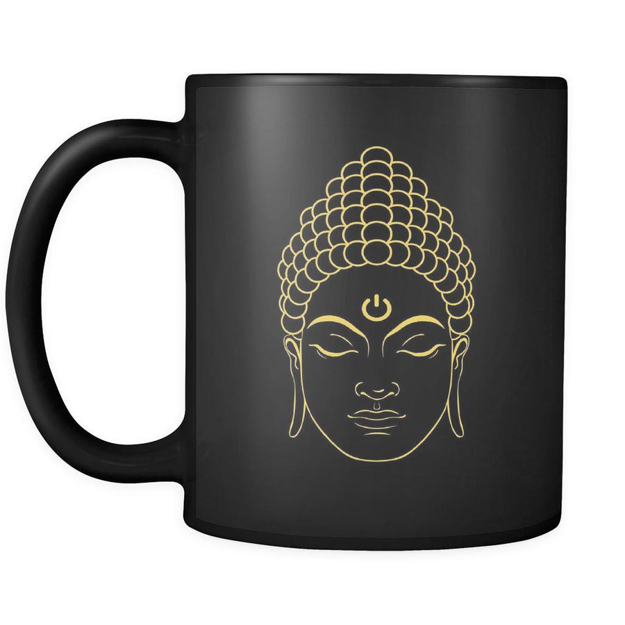 Buddhism Buddha Power 11oz Black Mug