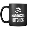 Buddhism Namaste 11oz Black Mug-Drinkware-Teelime | shirts-hoodies-mugs