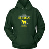 Bulldog Shirt - Never underestimate an old man with a Bulldog Grandfather Dog Gift-T-shirt-Teelime | shirts-hoodies-mugs