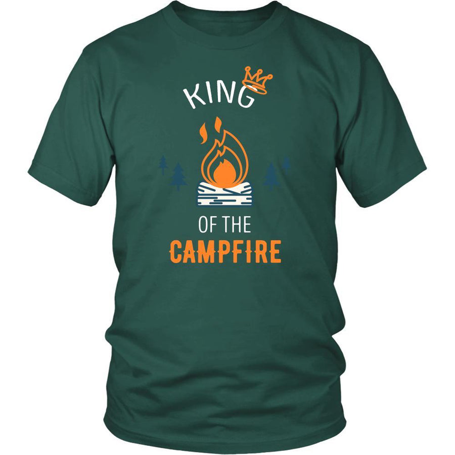 Campfire Camping shirt - King of the Campfire Camping