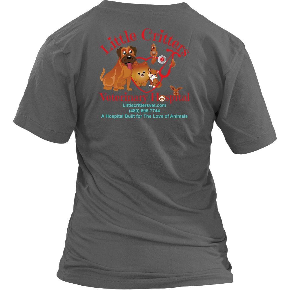 Cat and Dog T shirt - Love Cat and Dog Little Critters-T-shirt-Teelime | shirts-hoodies-mugs