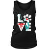 Cat and Dog Tank Top - Love Veterinary Tank Top-T-shirt-Teelime | shirts-hoodies-mugs