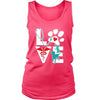 Cat and Dog Tank Top - Love Veterinary Tank Top-T-shirt-Teelime | shirts-hoodies-mugs