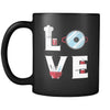 Chef / Cooking - LOVE Chef / Cooking - 11oz Black Mug-Drinkware-Teelime | shirts-hoodies-mugs