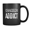 Cooking Cooking Addict 11oz Black Mug-Drinkware-Teelime | shirts-hoodies-mugs