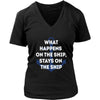 Cruising T Shirt - What Happens on the Ship, Stays on the Ship-T-shirt-Teelime | shirts-hoodies-mugs