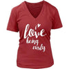 Curly Hair T Shirt - I love being curly-T-shirt-Teelime | shirts-hoodies-mugs