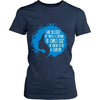 Curly T Shirt - God blessed me with a crown of curls cuz' He knew I'd be a queen-T-shirt-Teelime | shirts-hoodies-mugs