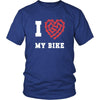 Cycling T Shirt - I love my bike-T-shirt-Teelime | shirts-hoodies-mugs