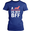 Dachshund Shirt - a Dachshund is my bff- Dog Lover Gift-T-shirt-Teelime | shirts-hoodies-mugs