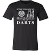 Darts Shirt Some Grandpas play bingo, real Grandpas go Darts Family Hobby-T-shirt-Teelime | shirts-hoodies-mugs