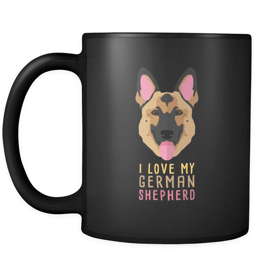 Dog Lover Cofee cup - I love my German Shepherd-Drinkware-Teelime | shirts-hoodies-mugs