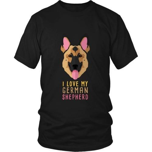 Dogs T Shirt - I love my German Shepherd