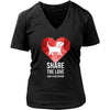 Dogs T Shirt - Share the Love Save a Shelter-T-shirt-Teelime | shirts-hoodies-mugs