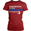 Electrician T Shirt - Electrician by week fishing legend by weekend-T-shirt-Teelime | shirts-hoodies-mugs