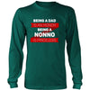Family T Shirt - Being a Dad is an honor Being a Nonno is priceless Grandpa-T-shirt-Teelime | shirts-hoodies-mugs
