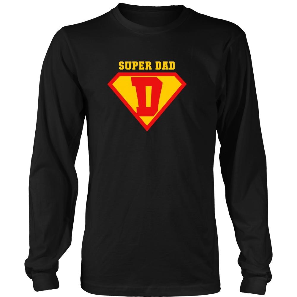 Father's Day T Shirt - Super Dad-T-shirt-Teelime | shirts-hoodies-mugs