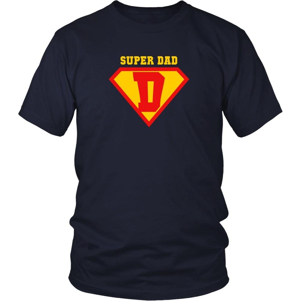 Father's Day T Shirt - Super Dad-T-shirt-Teelime | shirts-hoodies-mugs