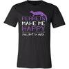 Ferrets Shirt - Ferrets Make Me Happy - Animal Lover Gift-T-shirt-Teelime | shirts-hoodies-mugs
