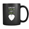 Funny Beard Mugs - Grow the B get the V-Drinkware-Teelime | shirts-hoodies-mugs