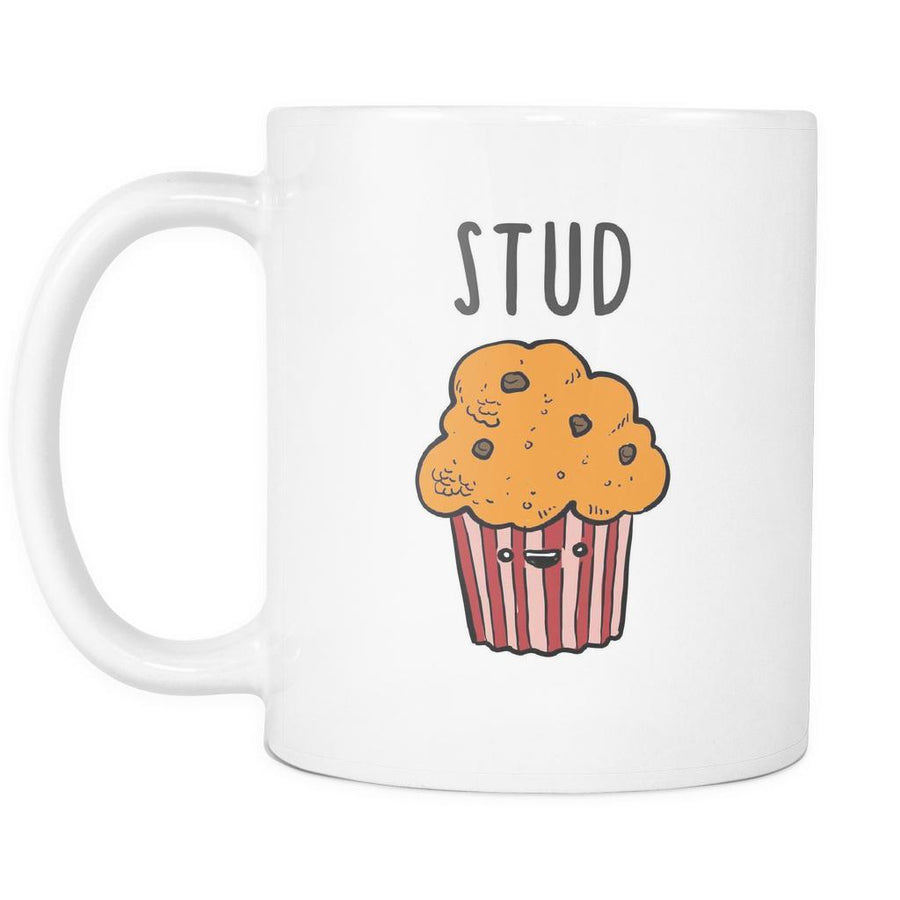 Funny Coffee Mugs - Stud Muffin-Drinkware-Teelime | shirts-hoodies-mugs