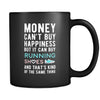 Funny mug Money can't buy happiness but it can buy running shoes and that's kind of the same thing Mug 11oz Black-Drinkware-Teelime | shirts-hoodies-mugs
