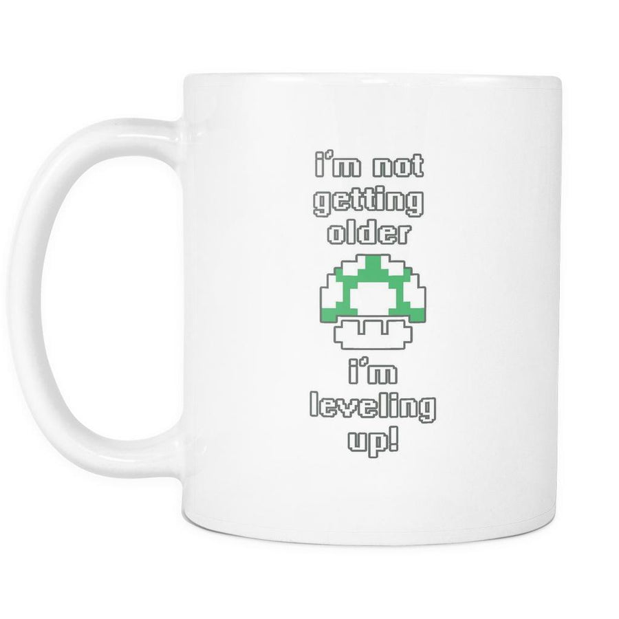 Gamer Gifts - I'm leveling up mug - Gamer Mug Gamer Coffee Mug (11oz) White