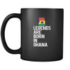 Ghana Legends are born in Ghana 11oz Black Mug-Drinkware-Teelime | shirts-hoodies-mugs