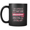 Grandma Fun supportive proud awesome amazing cool loving happy it's a grandma thing 11oz Black Mug-Drinkware-Teelime | shirts-hoodies-mugs