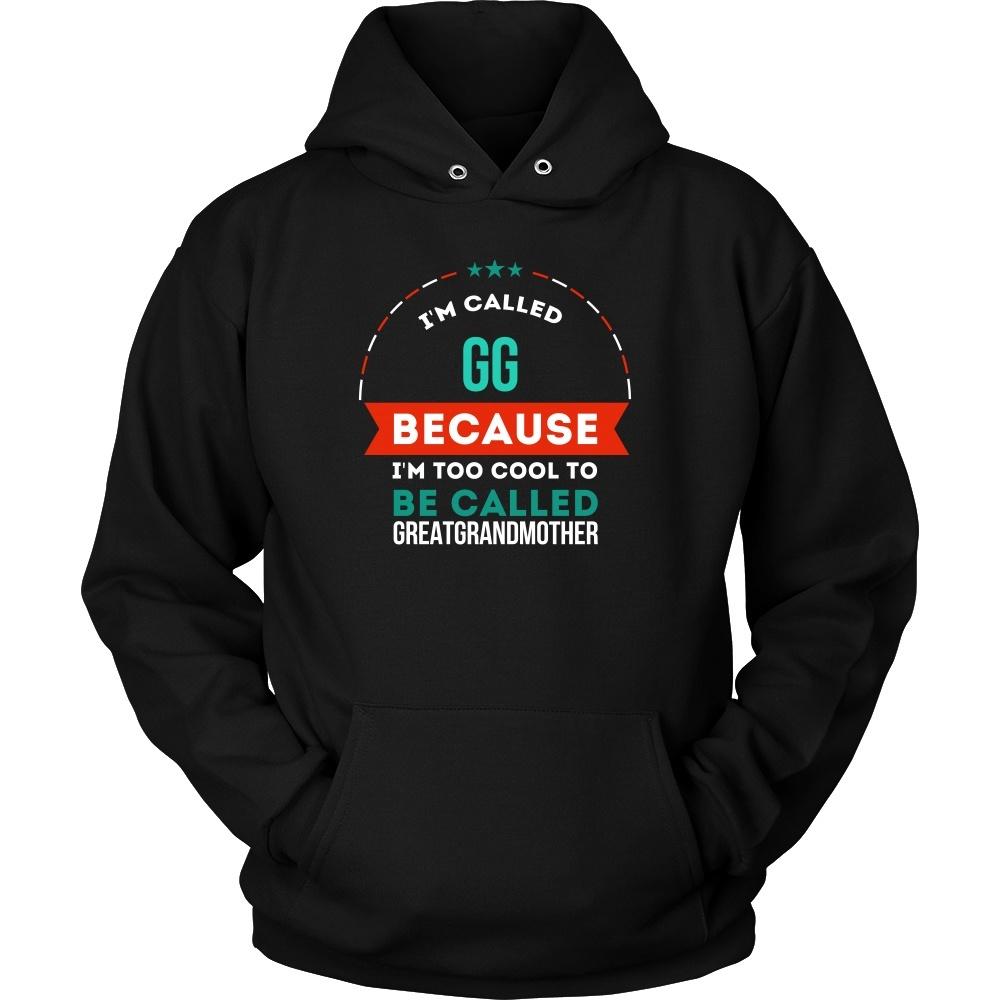 Grandmother T shirt - I'm Caled GG because I'm Too Cool to be Called Greatgrandmother-T-shirt-Teelime | shirts-hoodies-mugs