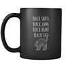 Halloween Black shirts black jeans black heart black cat 11oz Black Mug-Drinkware-Teelime | shirts-hoodies-mugs
