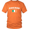 Happy Saint Patrick's Day - " Chicago Parade Irish Flag " - custom made festive t-shirts.-T-shirt-Teelime | shirts-hoodies-mugs