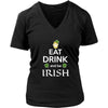 Happy Saint Patrick's Day - " Eat, Drink, be Irish" - custom made funny t-shirts.-T-shirt-Teelime | shirts-hoodies-mugs